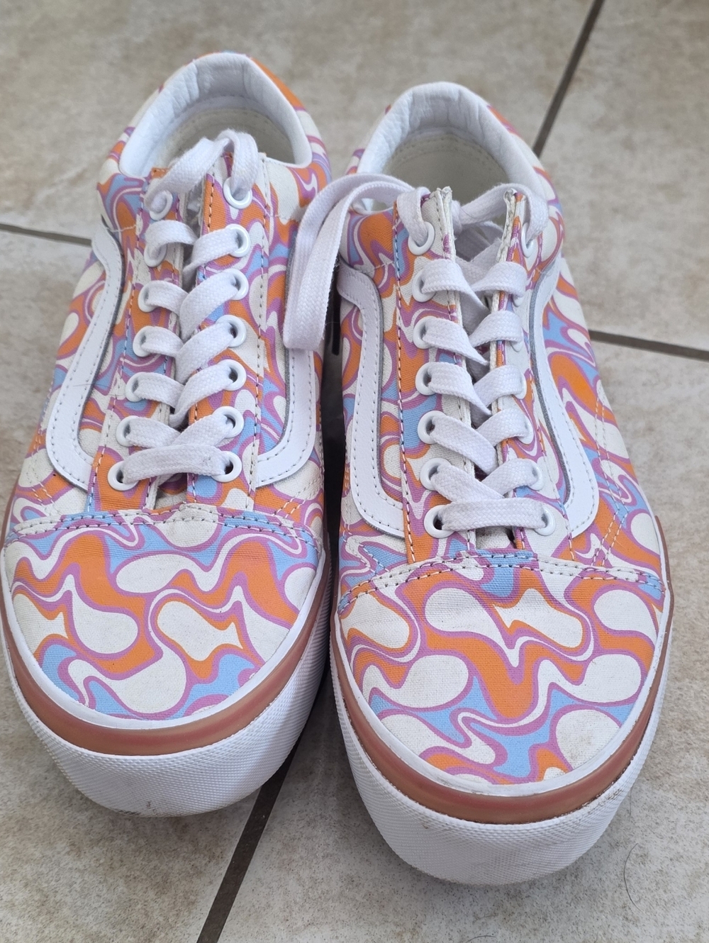 Vans Old Skool Stacked UV Peace platform sneakers